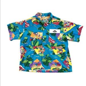 1980s Jose Cuervo Tequila Wear Tropical Men Large